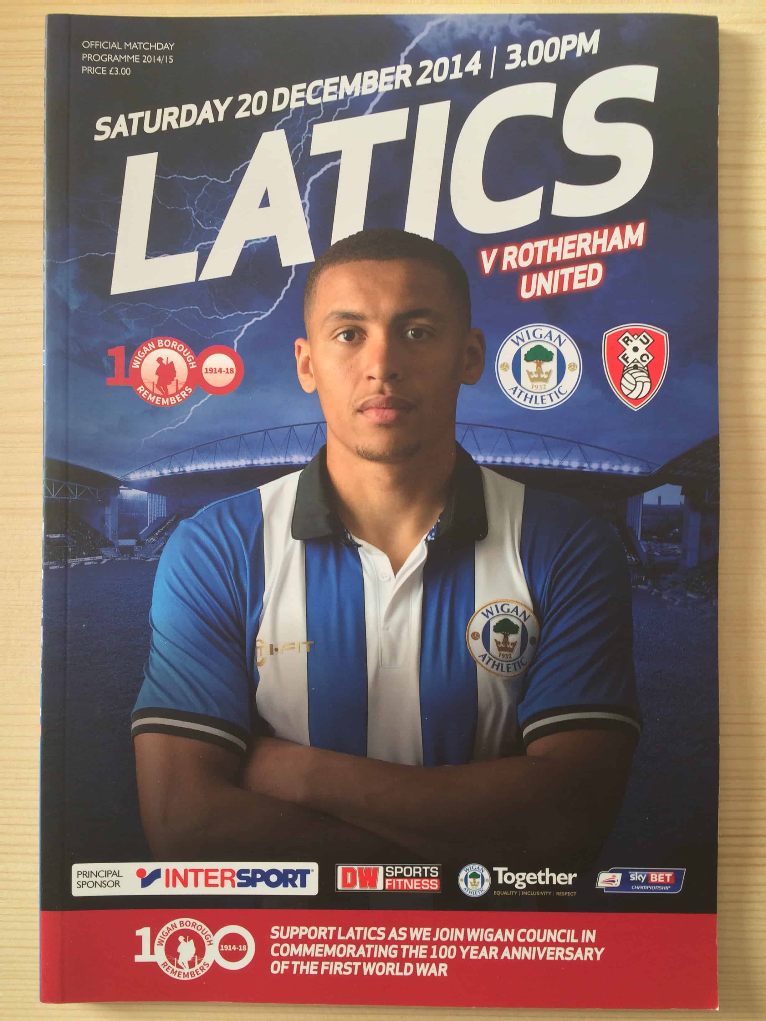 Wigan Athletic FC v Rotherham United FC